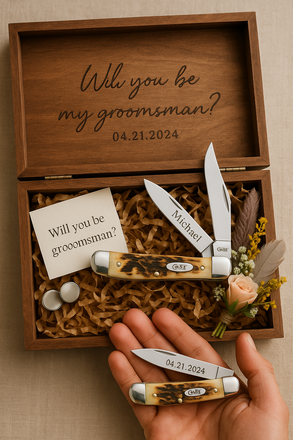 Engraved Pocket Knife