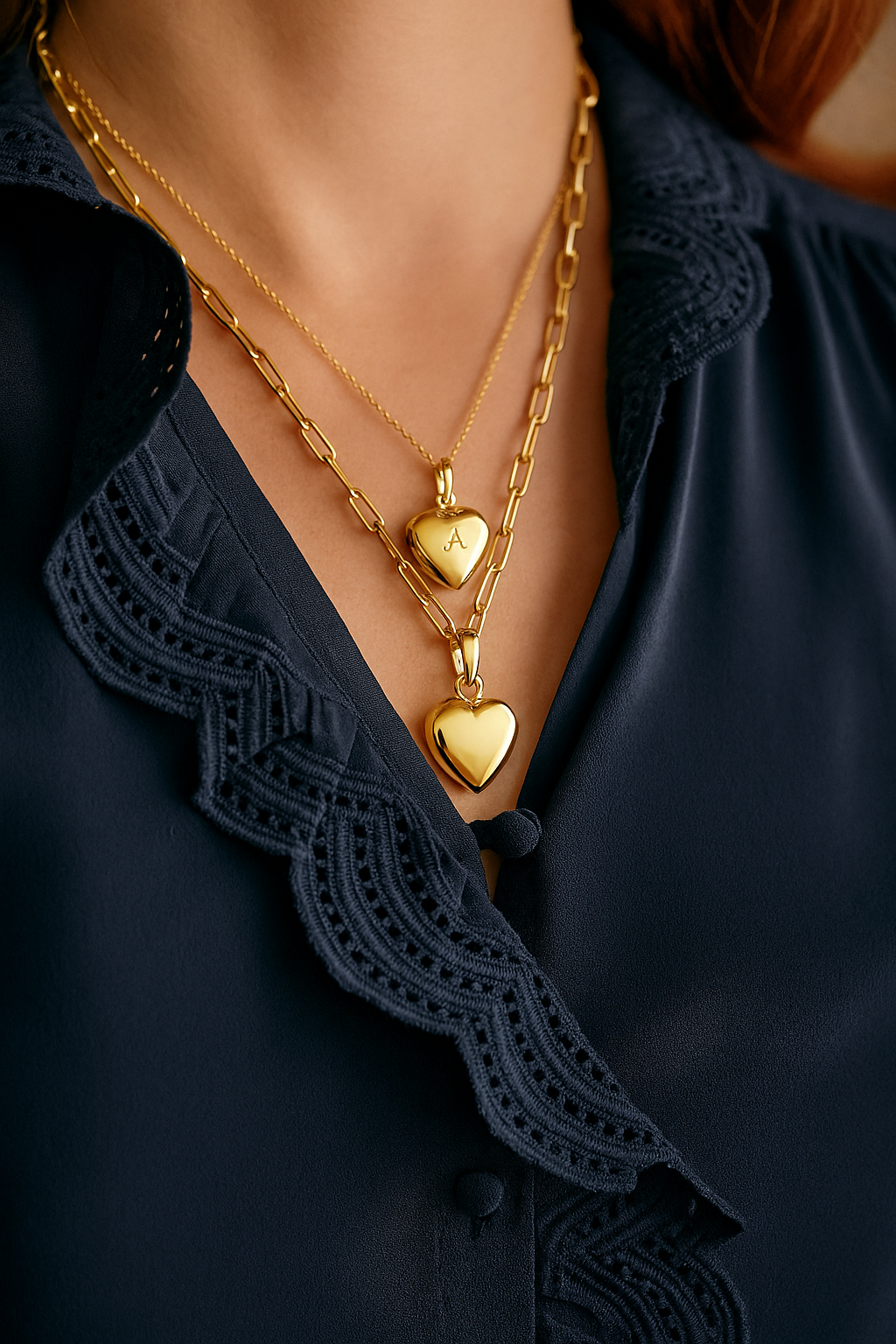 Personalized 14k Gold Heart Locket